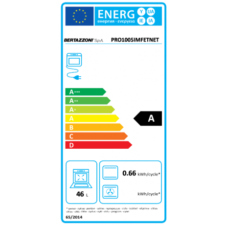 BERTAZZONI PRO10 5I 3E RO T Ηλεκτρική Κουζίνα με 3 Φούρνους και Επαγωγικές Εστίες 100cm Κόκκινο